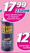 Jeyes Disinfectant & Cleanser Assorted-250ml