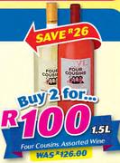 Four Cousins Assorted Wine-2x1.5Ltr