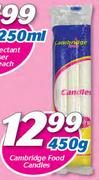 Cambridge Food Candles-450g