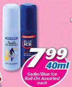 Sadle/Blue Ice Roll-On Assorted-40ml Each