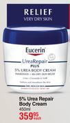 Eucerin 5% Urea Repair Body Cream-450ml Each