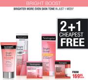 Neutrogena Bright Boost Face Care Products-Each