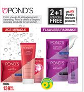 Pond's Age Miracle/Flawless Radiance Face Care Products-Each