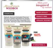 African Extracts Rooibos Charcoal Face Care Products-Each