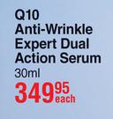 Nivea Q10 Anti Wrinkle Expert Dual Action Serum-30ml Each