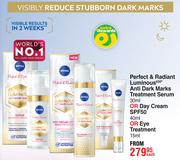 Nivea Perfect & Radiant Luminous Anti Dark Marks Treatment Serum-30ml Or Day Cream SPF50 40ml-Each