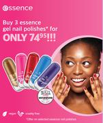 Essence Gel Nail Polishes-For 3