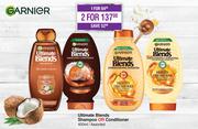 Garnier Ultimate Blends Shampoo Or Conditioner Assorted-For 2 x 400ml