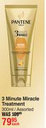 Pantene 3Minute Miracle Treatment Assorted-300ml Each