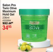 Salon Pro Twin Olive Maximum Hold Gel-236ml