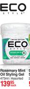 Eco Rosemary Mint Oil Styling Gel Assorted-473ml Each