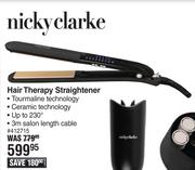Nicky Clarke Hair Therapy Straightener