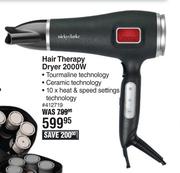 Nicky Clarke Hair Therapy Dryer 2000W