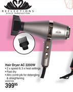 Reflections Hair Dryer AC 2200W
