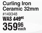 Tresemme Curling Iron Ceramic 32mm-Each