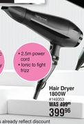 Tresemme Hair Dryer 1800W