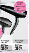 Tresemme Hair Dryer 2000W