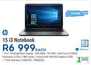 HP 15 i3 Notebook