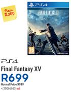 PS4 Final Fantasy XV