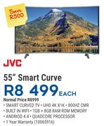 JVC 55" UHD Smart Curved TV