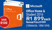Microsoft Office Home & Student 2016-Each