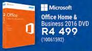 Microsoft Office Home & Business 2016 DVD