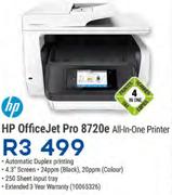 HP Officejet Pro 8720e All In One Printer
