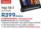 Lenovo Yoga Tab 3 10 2/16 LTE-On 3GB Data Price Plan