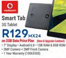 Vodacom Smart Tab 3G Tablet-On 2GB Data Price Plan