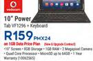 Vodacom 10" Power Tab VF1296+ Keyboard-On 1GB Data Price Plan