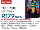 Lenovo Tab 3-730X 1/16 LTE Voice-On 1GB Data Price Plan
