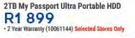 WD 2TB My Passport Ultra Portable HDD
