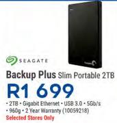 Seagate Backup Plus 2TB Slim Portable