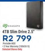 Seagate 4TB Slim Drive 2.5"