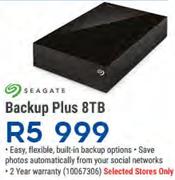 Seagate 8TB Backup Plus