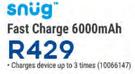 Snug 6000mAh Fast Charge