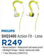 Philips SHQ3400 Action Fit Lime