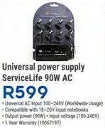 Universal Power Supply ServiceLife 90W AC