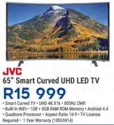 JVC 65" UHD Smart Curved LED TV