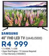 Samsung 40" FHD LED TV UA40J5000