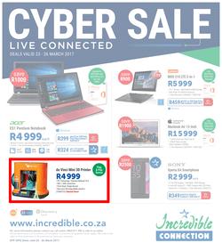 Incredible Connection : Cyber Sale (23 Mar - 26 Mar 2017), page 1
