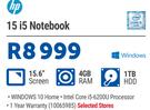 HP 15 i5 Notebook