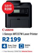 Canon i-Sensys MF237W Laser Printer