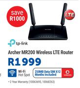 TP Link Archer MR200 Wireless LTE Router