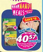 Fresh Chicken Portions 1Kg+Any 2 Knorr Packet Soups 50gm Combo