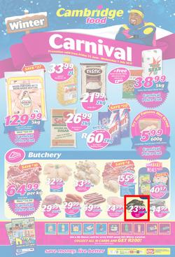 Cambridge Food : Gauteng Winter Carnival (23 June - 5 July 2017), page 1