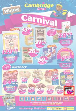 Cambridge Food : Gauteng Winter Carnival (23 June - 5 July 2017), page 1