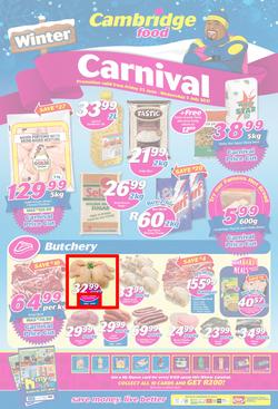 Cambridge Food : Gauteng Winter Carnival (23 June - 5 July 2017), page 1