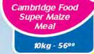 Cambridge Food Super Maize Meal-10Kg