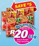 Royco Packet Soup Assorted-6X55gm